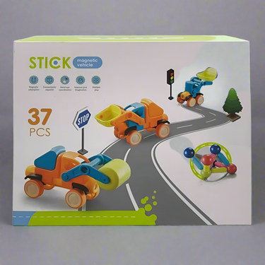 MAGNETIC BLOCK SET 37 PCS - MULTI COLOR